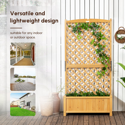 Galvanized Raised Garden Bed, Steel Outdoor Planters with Reinforced Rods, 71" x 35" x 23", Light Grey