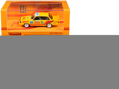 Volvo 240 Turbo #01 Per-Gunnar Andersson Winner "Thai Group A Championship Bira Circuit Pattaya" (1988) "Hobby64" Series 1/64 Diecast Model Car by Tarmac Works