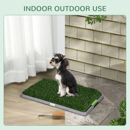 Artificial Grass Pee Pad for Dogs Potty Training, 26" x 16", 2 Packs, Green