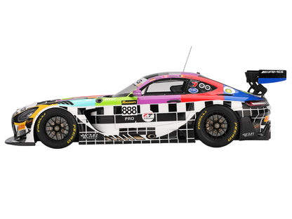 Mercedes-AMG GT3 #888 Maro Engel - Mikael Grenier - Maxime Martin "Mercedes-AMG Team GMR" Meguiar's "Bathurst 12 Hour" (2025) 1/18 Model Car by Top Speed
