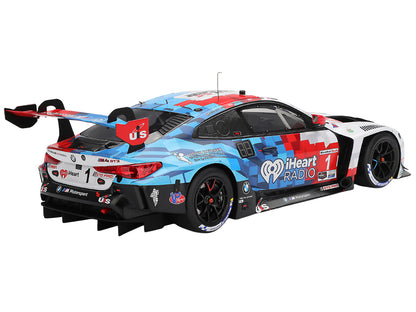 BMW M4 GT3 EVO #1 Connor De Phillippi - Madison Snow - Neil Verhagen - Kelvin van der Linde "Paul Miller Racing" IMSA "24 Hours of Daytona" (2025) 1/18 Model Car by Top Speed