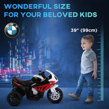 VarietyKart Kids Motorcycle, 6V Battery Powered Toddler Motorcycle with Headlight, Music, 3 Wheels Electric Motorcycle f