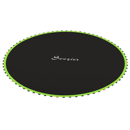 Soozier Trampoline Replacement Mat, Fits 14' Trampoline w/ 80 V-Hooks & 5.5" Springs (Spring & Frame not Included), Gree