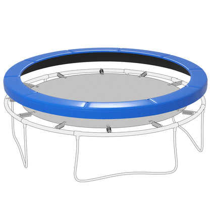 Soozier 12FT Trampoline Spring Cover, Trampoline Pad Replacement, Waterproof and Tear-Resistant, Blue