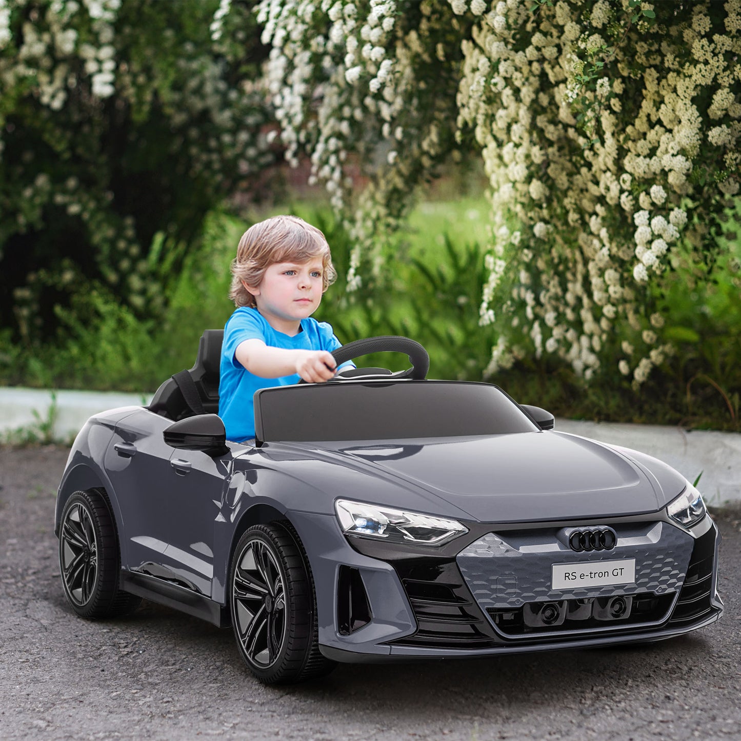 VarietyKart Ride-On Toy On Car with Remote Control, 12V 3.1 MPH Electric Ride for Kids w/ Suspension System, Horn Honkin