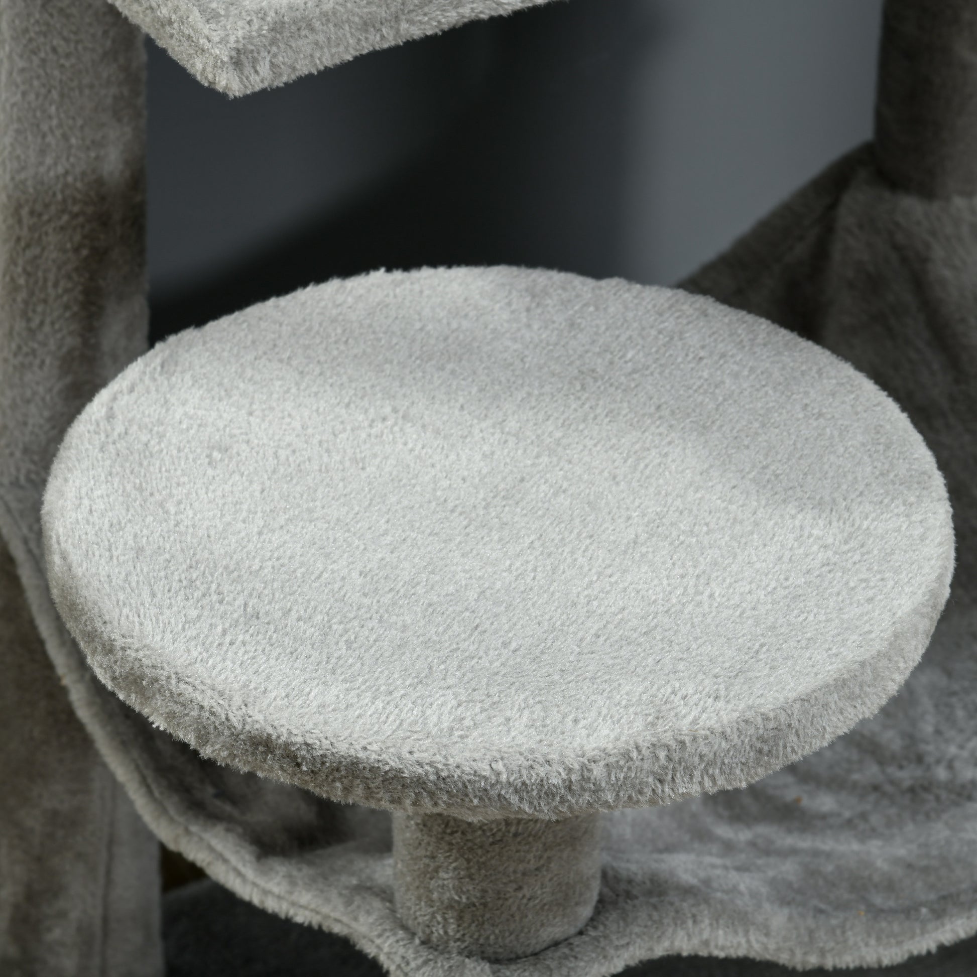 Tall Cat Tree for Indoor Cats, 56" Multi-Level Cat Tower with Hammock, Cat Bed, Cat Condo with Sisal Scratching Posts, G