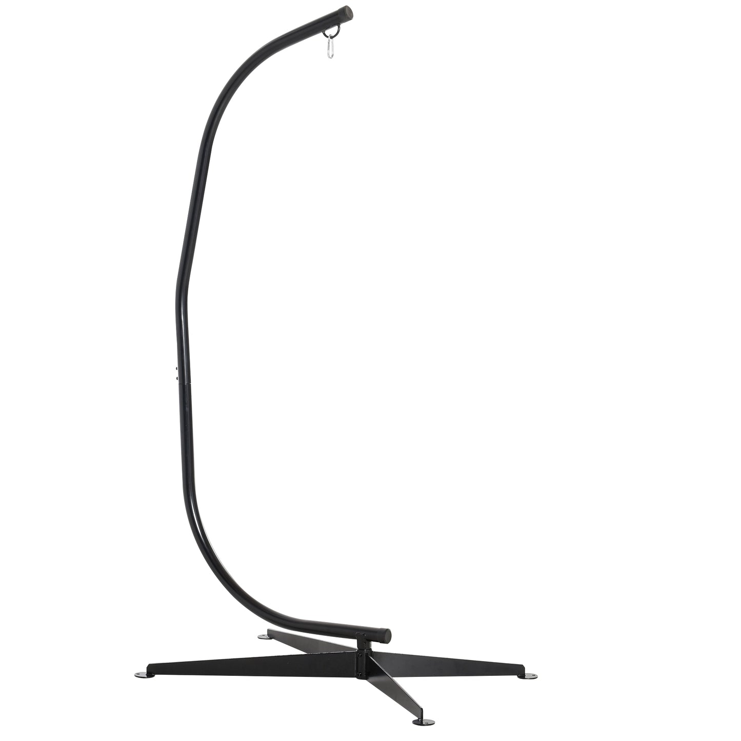 Hanging Hammock Stand Hammock Chair Stand C Stand Steel Heavy Duty Stand for Hanging Hammock Air Porch Swing Chair Indoo