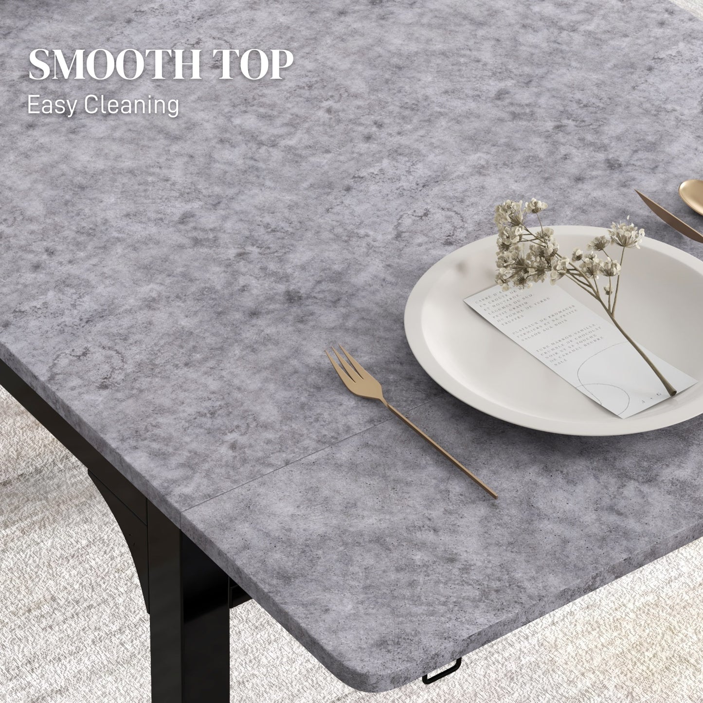 Foldable Dining Table Set for 2, Drop-Leaf Kitchen Table with 2 Chairs for Apartments, Studios, Natural Drop-leaf Dining