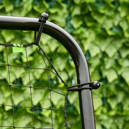 Soozier Volleyball Rebounder Net, Angles Adjustable Soccer Rebounder, Lacrosse Baseball Volleyball Training Equipment Ai