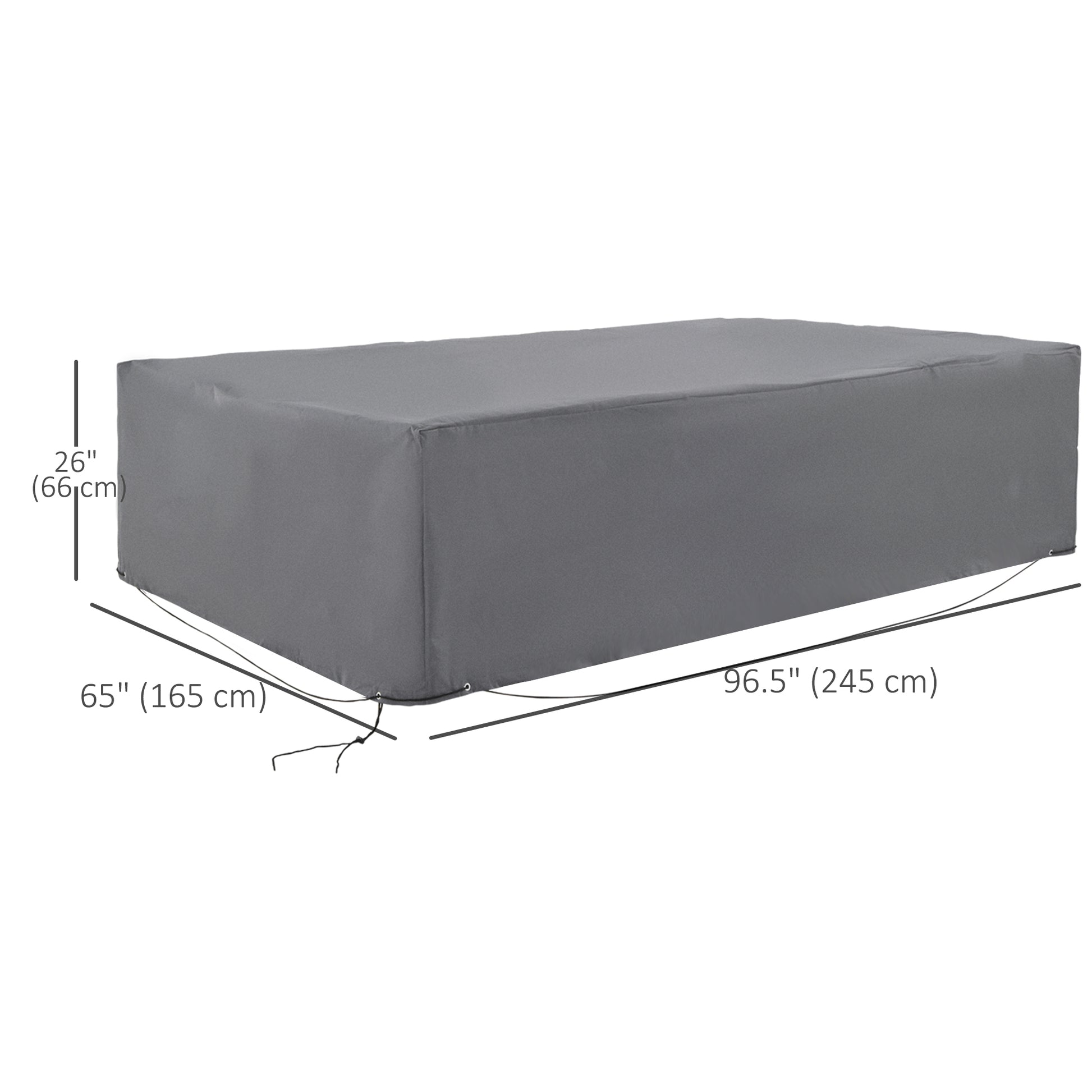 Patio Furniture Covers, Waterproof, Windproof and Anti-UV 300D Oxford Fabric Large Outdoor Furniture Cover for Outdoor S