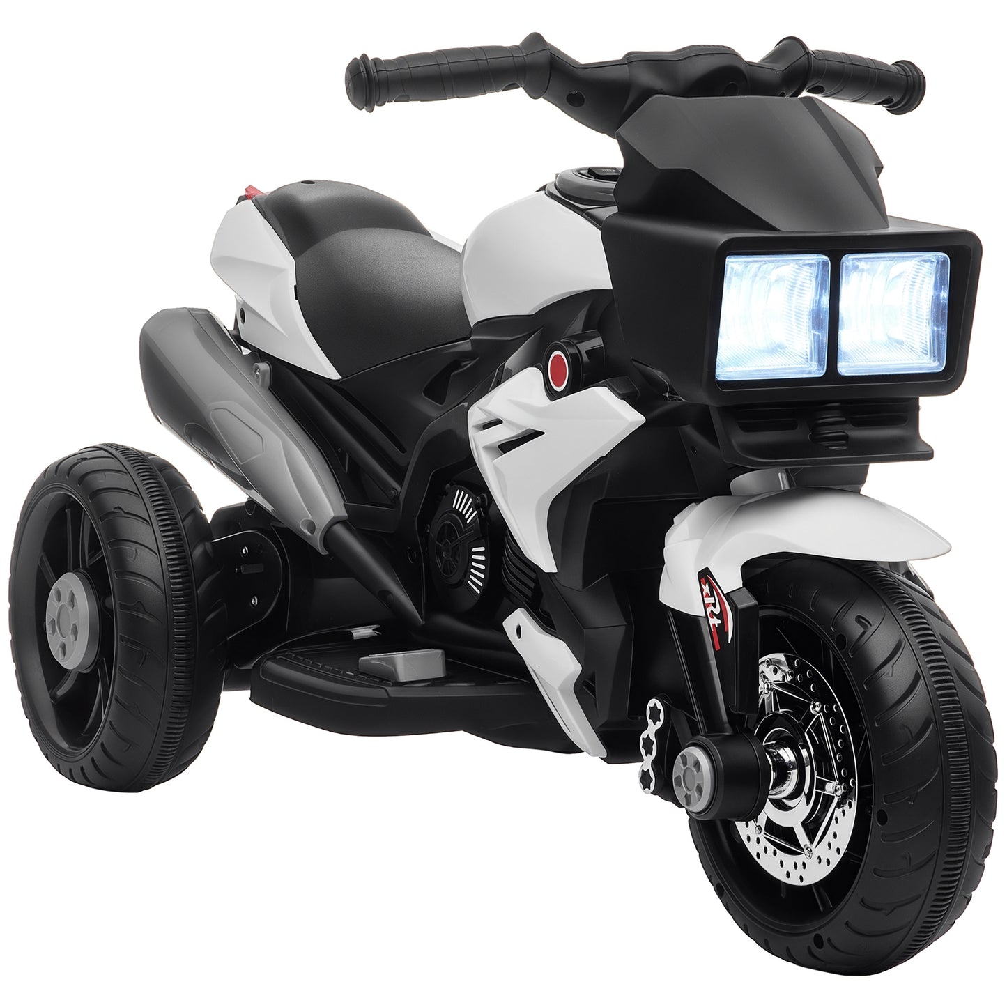 VarietyKart Kids Electric Pedal Motorcycle Ride-On Toy 6V Battery Powered w/ Music Horn Headlights Motorbike for Girls B