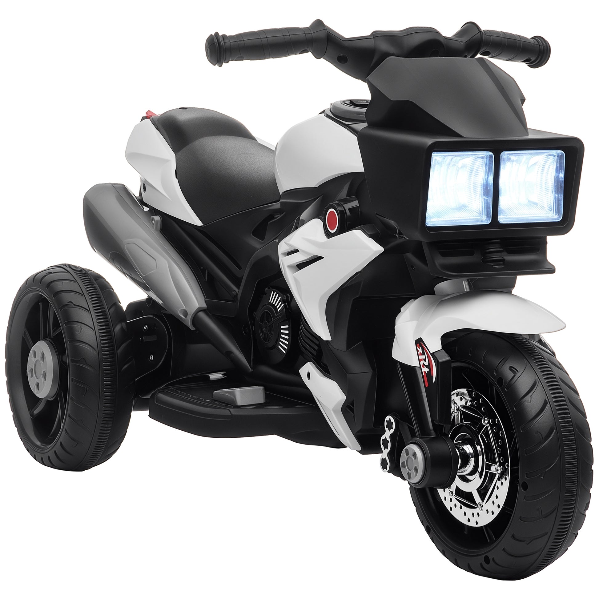 VarietyKart Kids Electric Pedal Motorcycle Ride-On Toy 6V Battery Powered w/ Music Horn Headlights Motorbike for Girls B