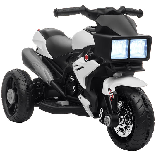 VarietyKart Kids Electric Pedal Motorcycle Ride-On Toy 6V Battery Powered w/ Music Horn Headlights Motorbike for Girls B