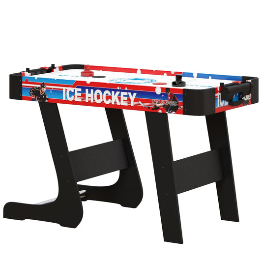 Soozier Folding Air Hockey Table 40" Arcade Table with 2 Pucks, 2 Pushers, Scoreboard for Family Game Room, Living Room,