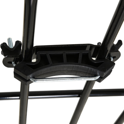 64"/43" x 39" Car Roof Rack, Length Adjustable Roof Basket, Universal Rooftop Cargo Carrier Basket with U-bolts, 220 lbs