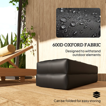2PCS Patio Umbrella Base Weight Bag, Umbrella Stand Weights with Handles, 33 lbs with Sand Filling, Patio Umbrella Weigh