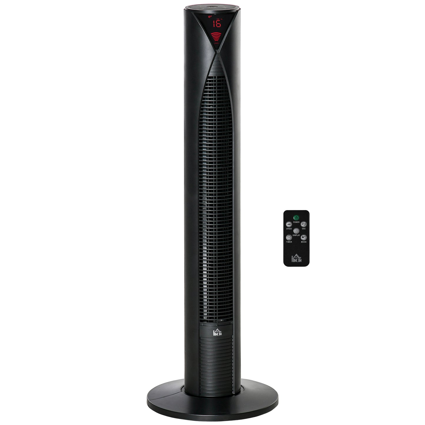 Freestanding Tower Fan Cooling for Home Bedroom with 3 Speed, 12h Timer, Oscillating, LED Sensor Panel, Remote Controlle