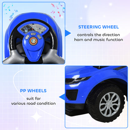 VarietyKart 3 in 1 Kid Ride on Push Car, Toddlers Sliding Walking Car, with Horn, Music, Light, Parent Control Handle, S