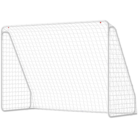 Soozier Soccer Goal, Soccer Net for Backyard, 10 x 4 ft, White