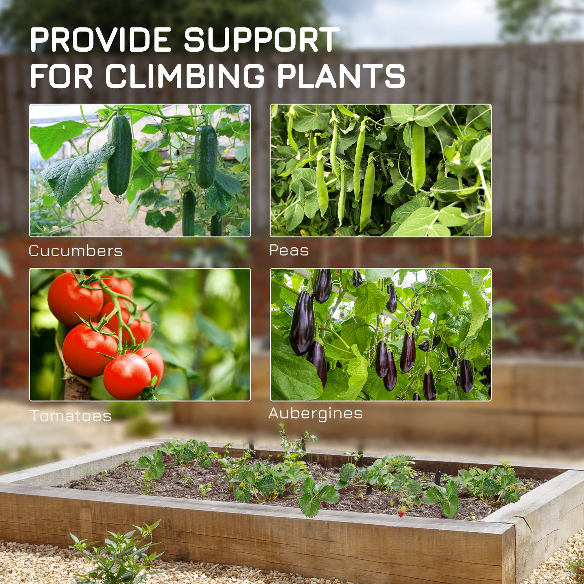 71" x 71" Metal Cucumber Trellis with Netting for Climbing Plants Vegetables, A Frame Tomato Plant Support Tomato Trelli