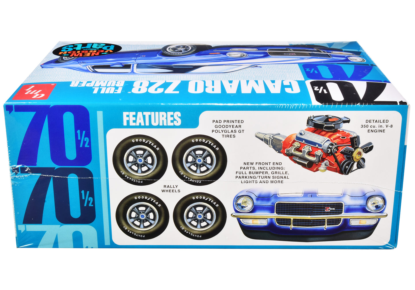 Skill 2 Model Kit 1970 1/2 Chevrolet Camaro Z28 "Full Bumper" 1/25 Scale Model by AMT