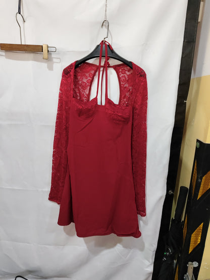 Y2K lace corset mini dress – product image 6