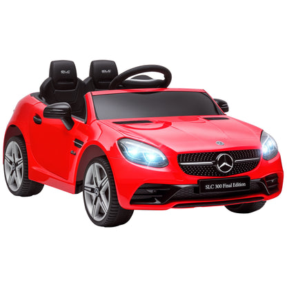 VarietyKart 12V Ride On Car with Parent Remote Control Two Motors Music Lights Suspension Wheels for 3-6 Years Red
