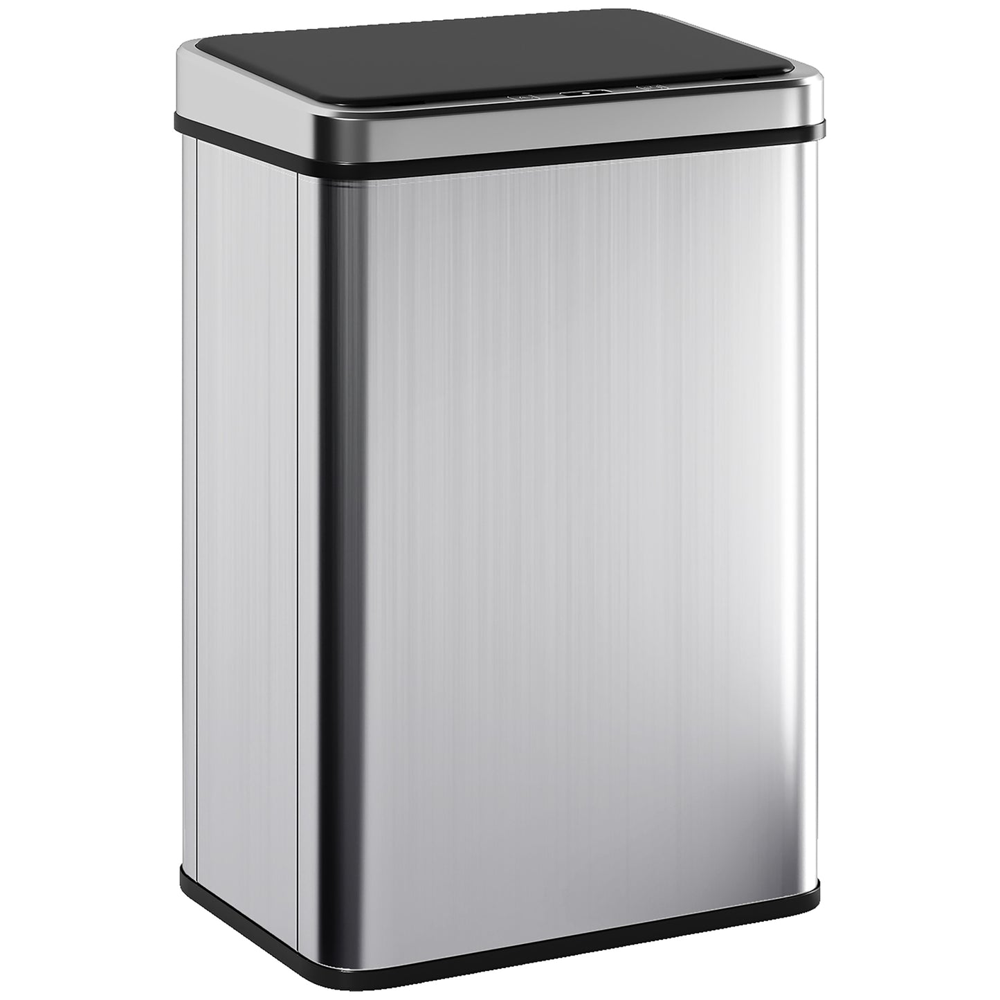 10.6 Gal (40 L) Automatic Garbage Can w/ Soft-Close Lid, Touchless Trash Can with Fingerprint Resistant Stainless Steel