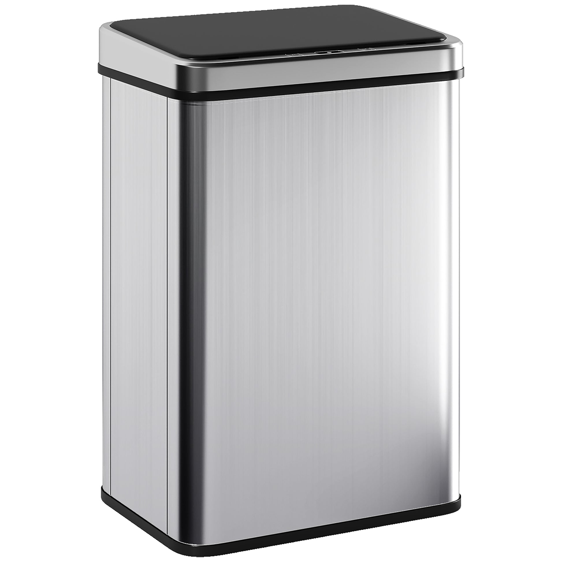 10.6 Gal (40 L) Automatic Garbage Can w/ Soft-Close Lid, Touchless Trash Can with Fingerprint Resistant Stainless Steel