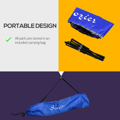Soozier 10ft Badminton Net, Height Adjustable Outdoor Sports Net with Carry Bag, for Tennis, Pickleball and Volleyball, 