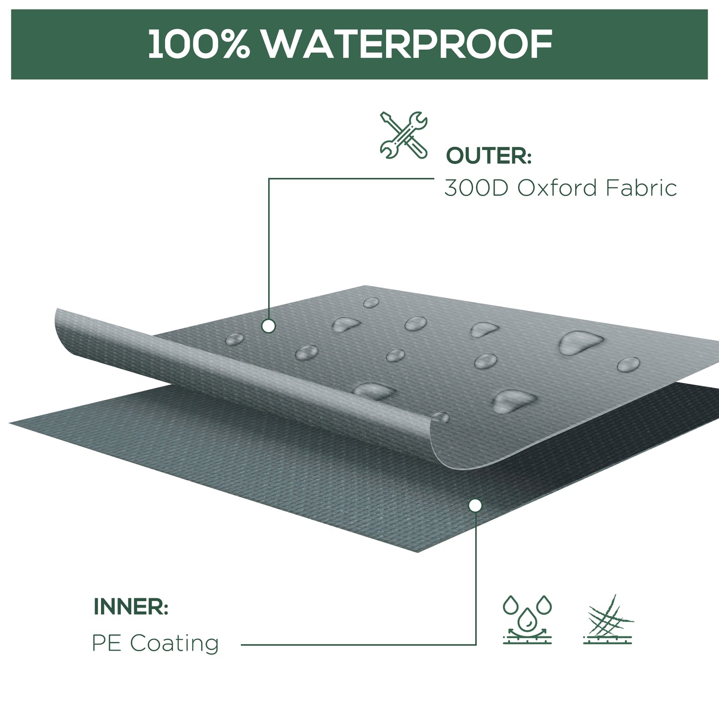 Patio Furniture Covers, Waterproof, Windproof and Anti-UV 300D Oxford Fabric Large Outdoor Furniture Cover for Outdoor S