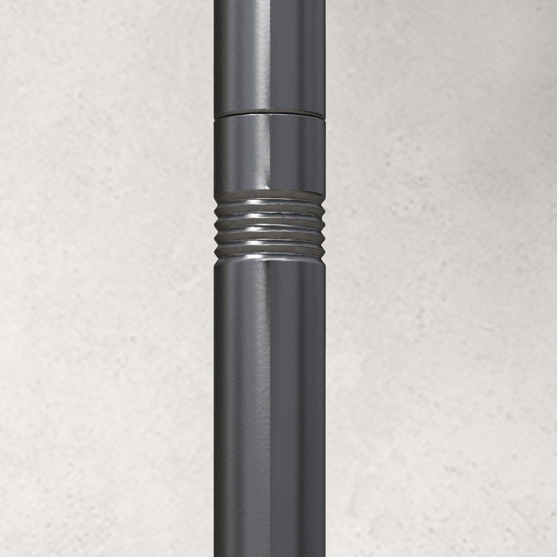 4 Pack of 10' String Light Poles, Steel Hanging Lighting Stand for Patio, Backyard, Deck, Wedding, Party, Black