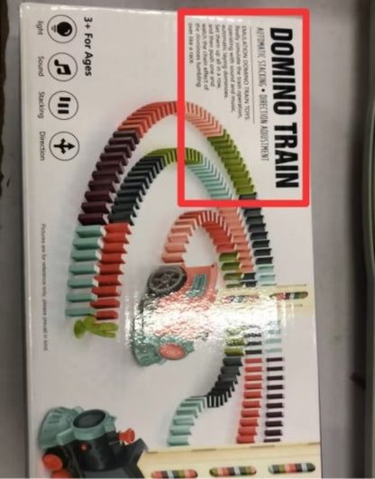 Domino Train Building Block Toy