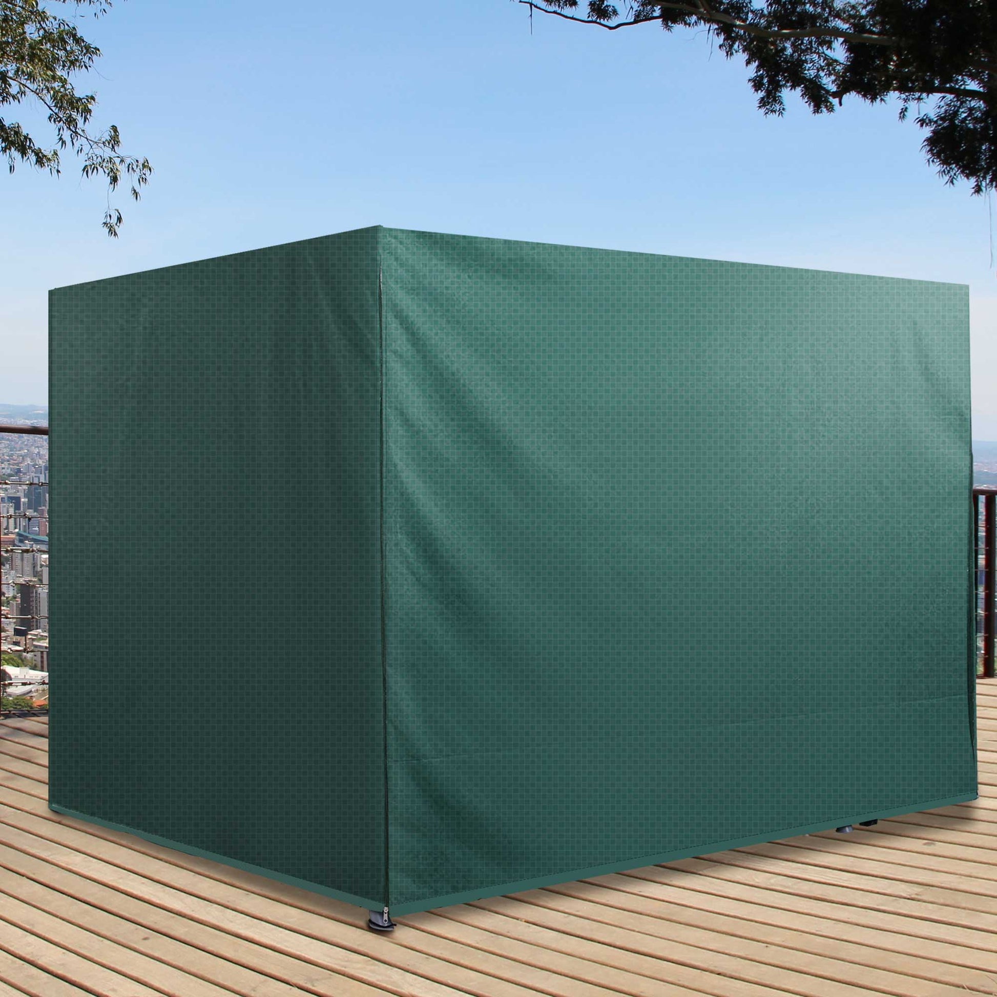 3-Seater Patio Swing Cover, Outdoor Garden Furniture Protection Hammock Glider Cover, Waterproof Dustproof Windproof, 85