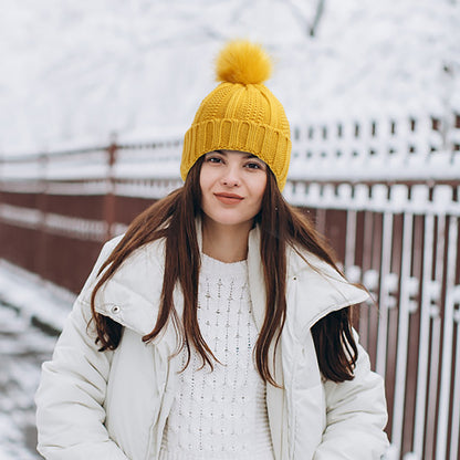Winter Pom Pom Beanie