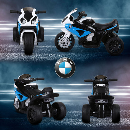 VarietyKart BMW Licensed 6V Kids Motorcycle with Headlight, Music, Gift for Boys & Girls -Blue