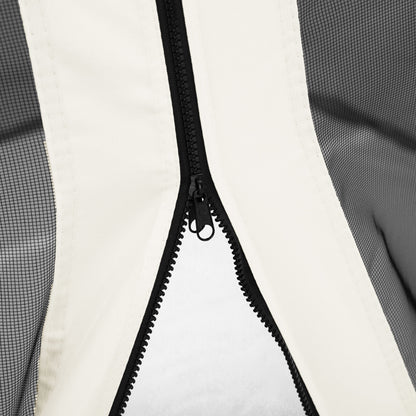 Replacement Mosquito Netting for Gazebo 10' x 10' Black Screen Walls for Canopy with Zippers, White