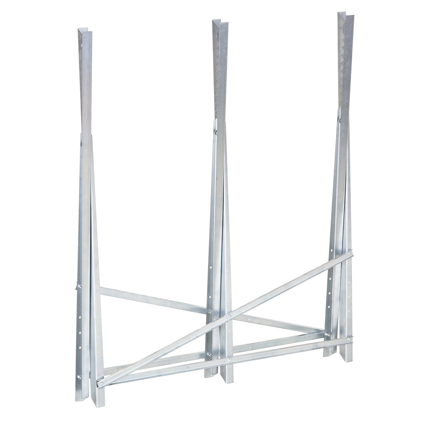 Portable Sawhorse Heavy Duty Cutting Stand Steel Adjustable Work Support, Foldable Sawhorse Stand 220 lbs Weight Capacit