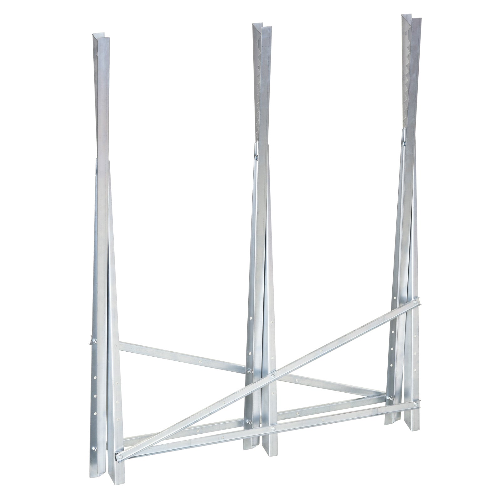 Portable Sawhorse Heavy Duty Cutting Stand Steel Adjustable Work Support, Foldable Sawhorse Stand 220 lbs Weight Capacit