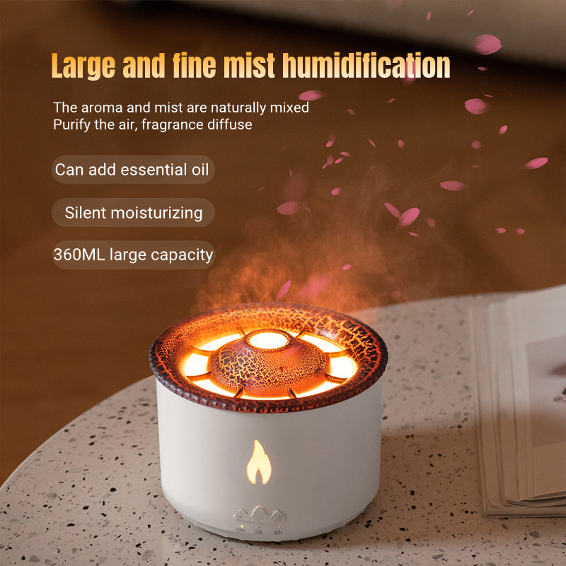 Volcano Flame Aromatherapy Diffuser