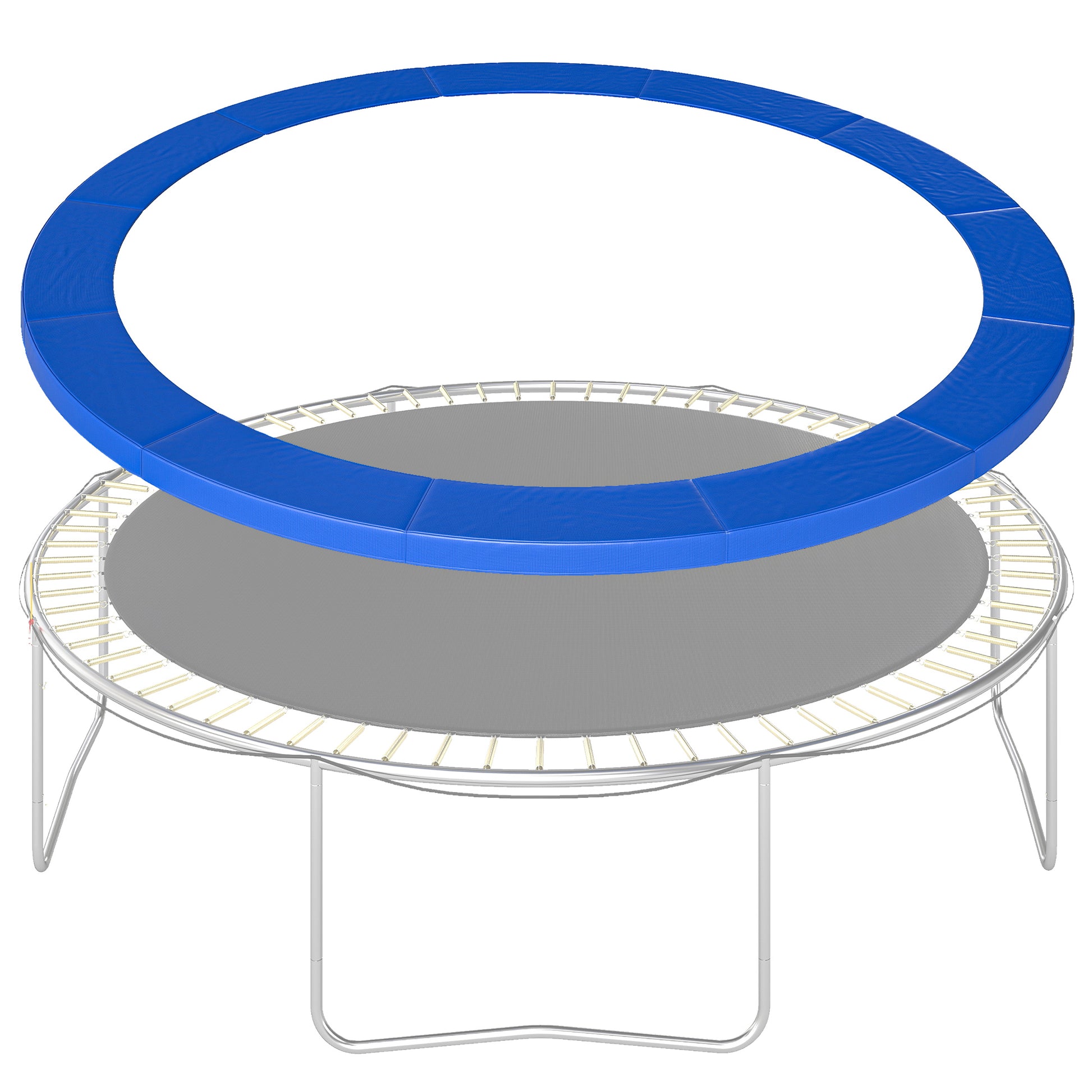 12ft Trampoline Pad, Trampoline Replacement Safety Pad Mat Spring Cover, Water-Resistant, UV-Resistant, Tear-Resistant E