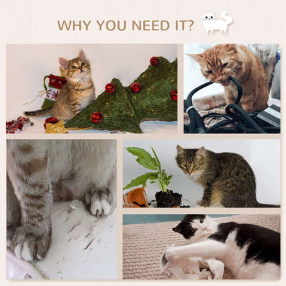 4 PCs 9.3" H Cat Wall Shelves, Pet Wall-mounted Climbing Shelf Set, Kitten Activity Centre with Condo, Cushion, Scratchi