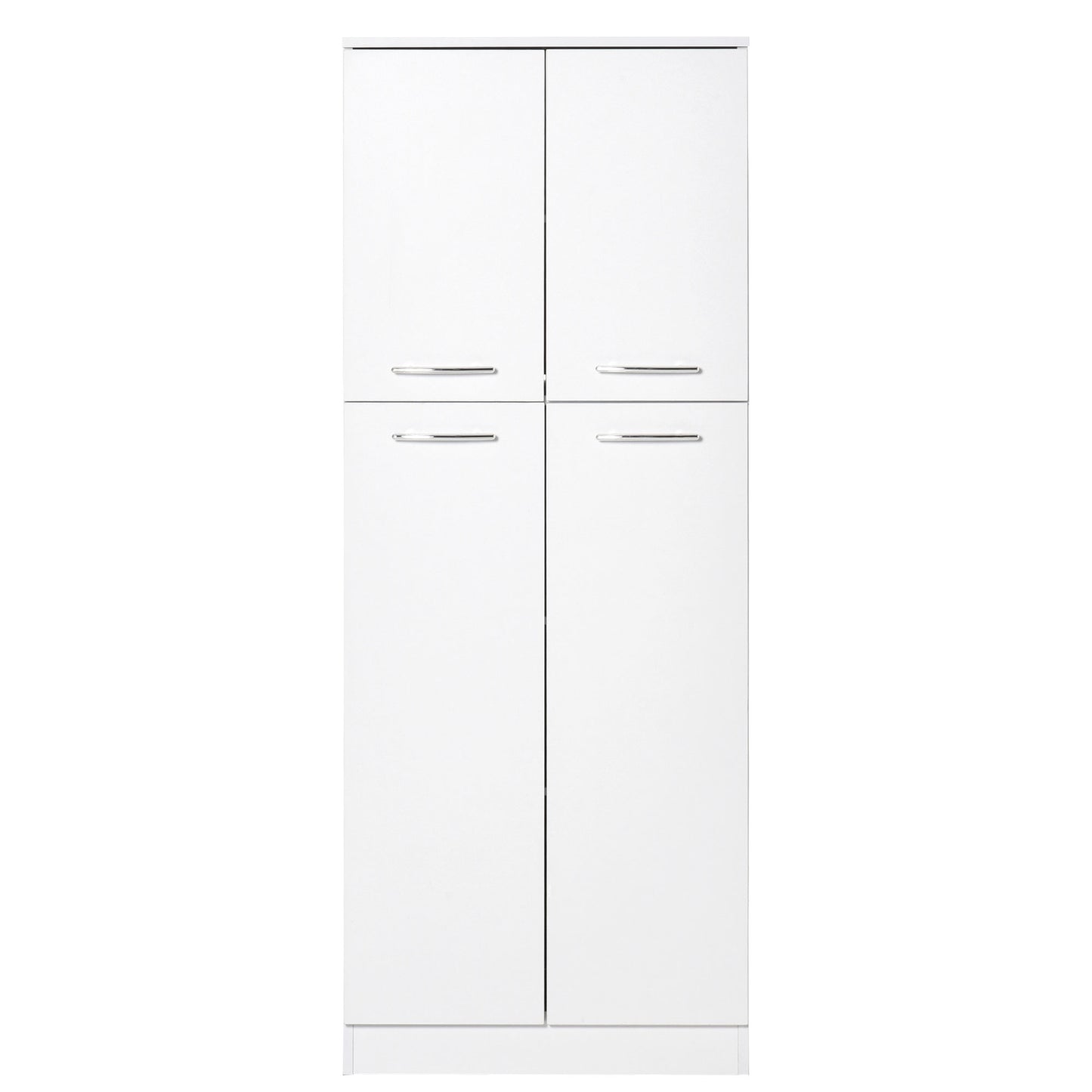 61" Pantry Cabinet, Kitchen Pantry Storage Cabinet with 2 Doors and Adjustable Shelves, Freestanding Storage Cabinet