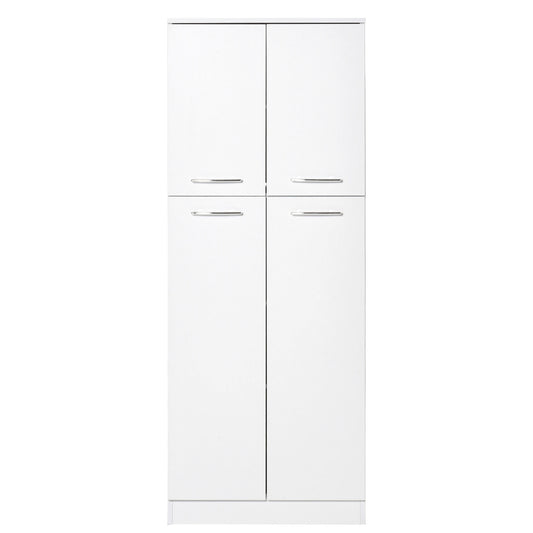 61" Pantry Cabinet, Kitchen Pantry Storage Cabinet with 2 Doors and Adjustable Shelves, Freestanding Storage Cabinet