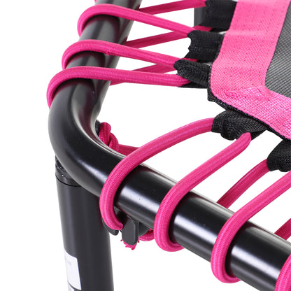 Soozier 48" Adult Hexagon Rebounder Trampoline Fitness Bungee Jumping Cardio Trainer Outdoor Bouncer Jumper Adjustable B