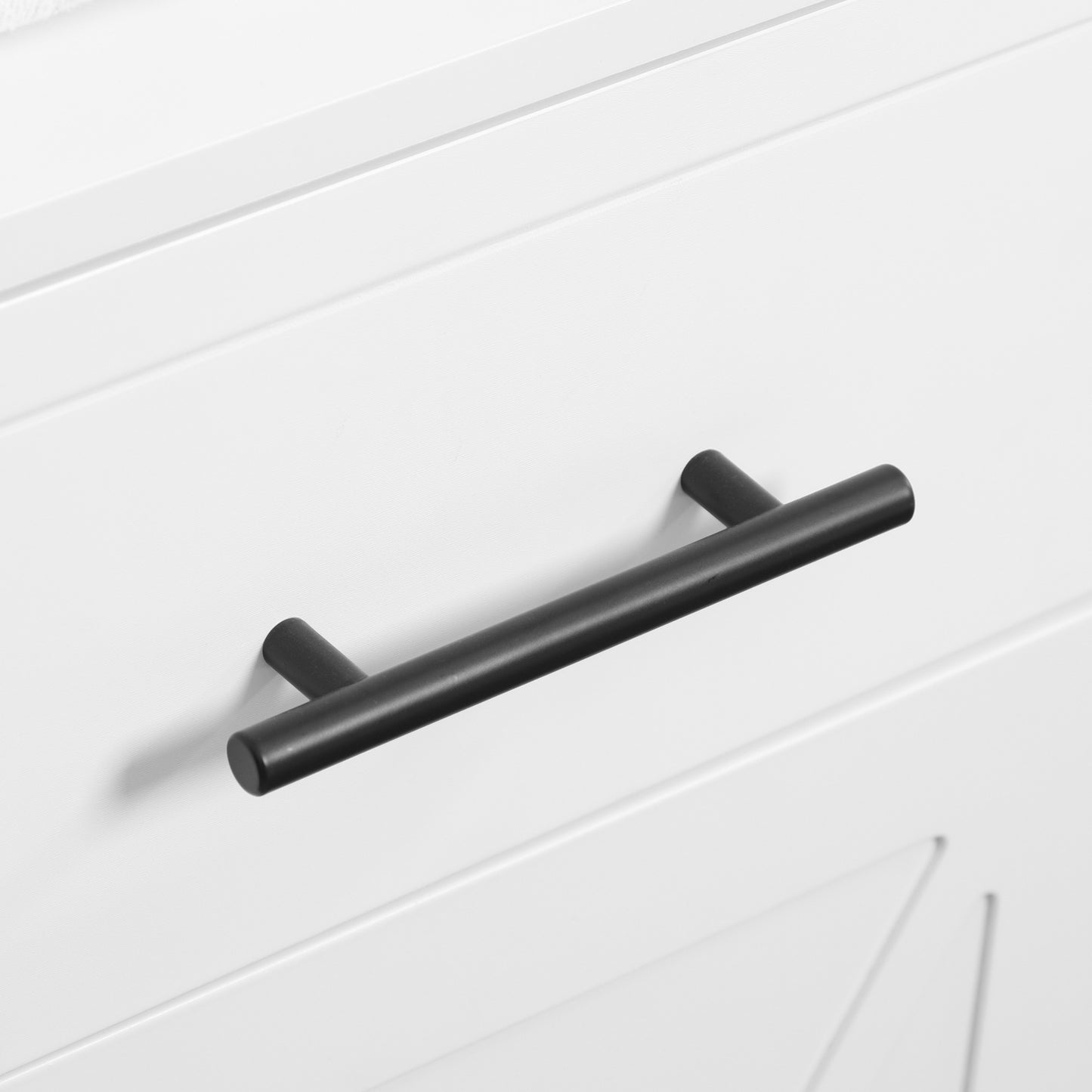 Tall Bathroom Storage Cabinet, Free Standing Bathroom Cabinet Slim Side Organizer w/ 3-Tier Open Shelf, Door, and Drawer