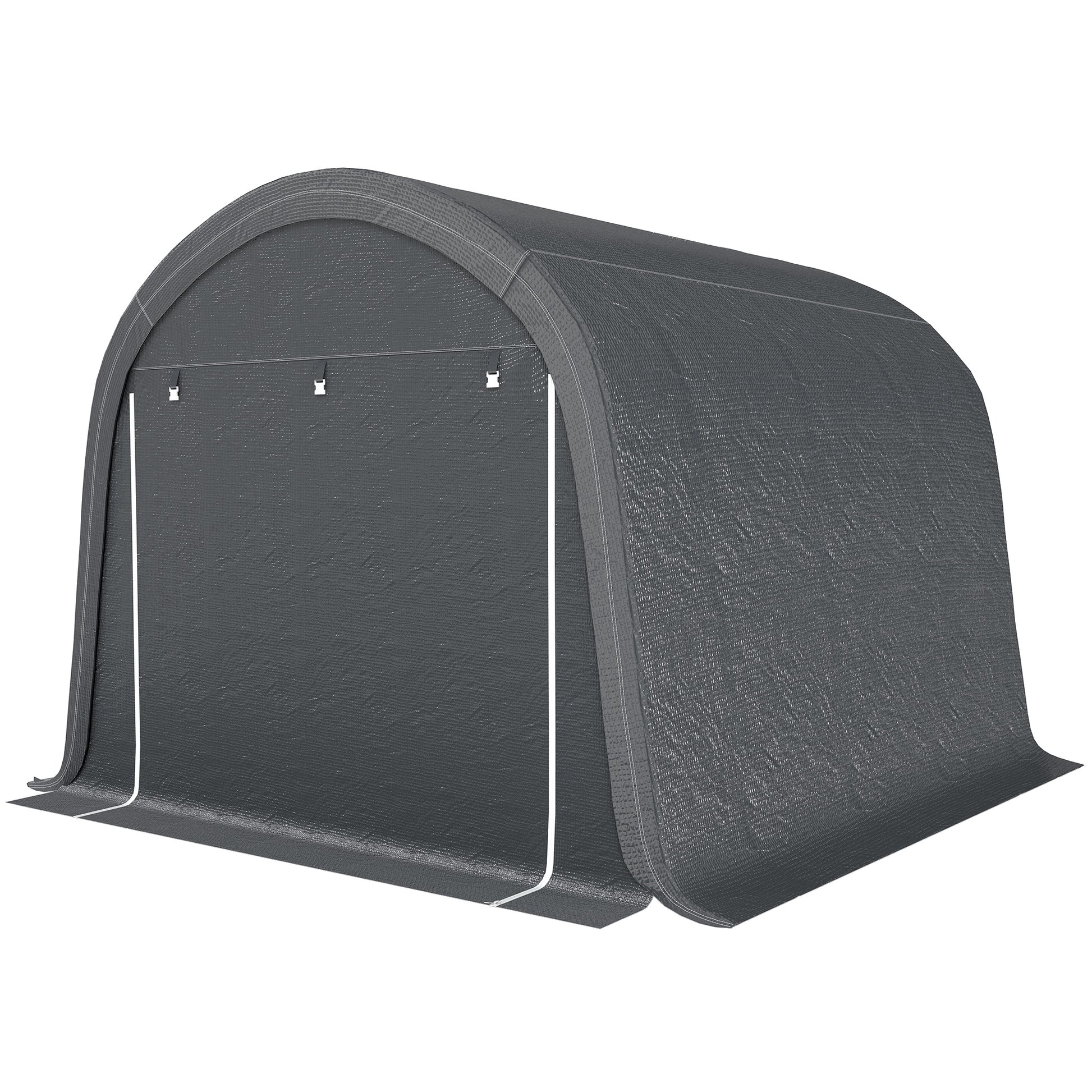 10' x 10' Outdoor Storage Tent, Heavy Duty and Waterproof Portable Shed for Bike, Motorcycle & Garden Tools