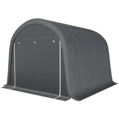 10' x 10' Outdoor Storage Tent, Heavy Duty and Waterproof Portable Shed for Bike, Motorcycle & Garden Tools