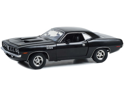 Plymouth Barracuda Black "John Wick: Chapter 4" (2023) Movie 1/18 Diecast Model Car by Highway 61