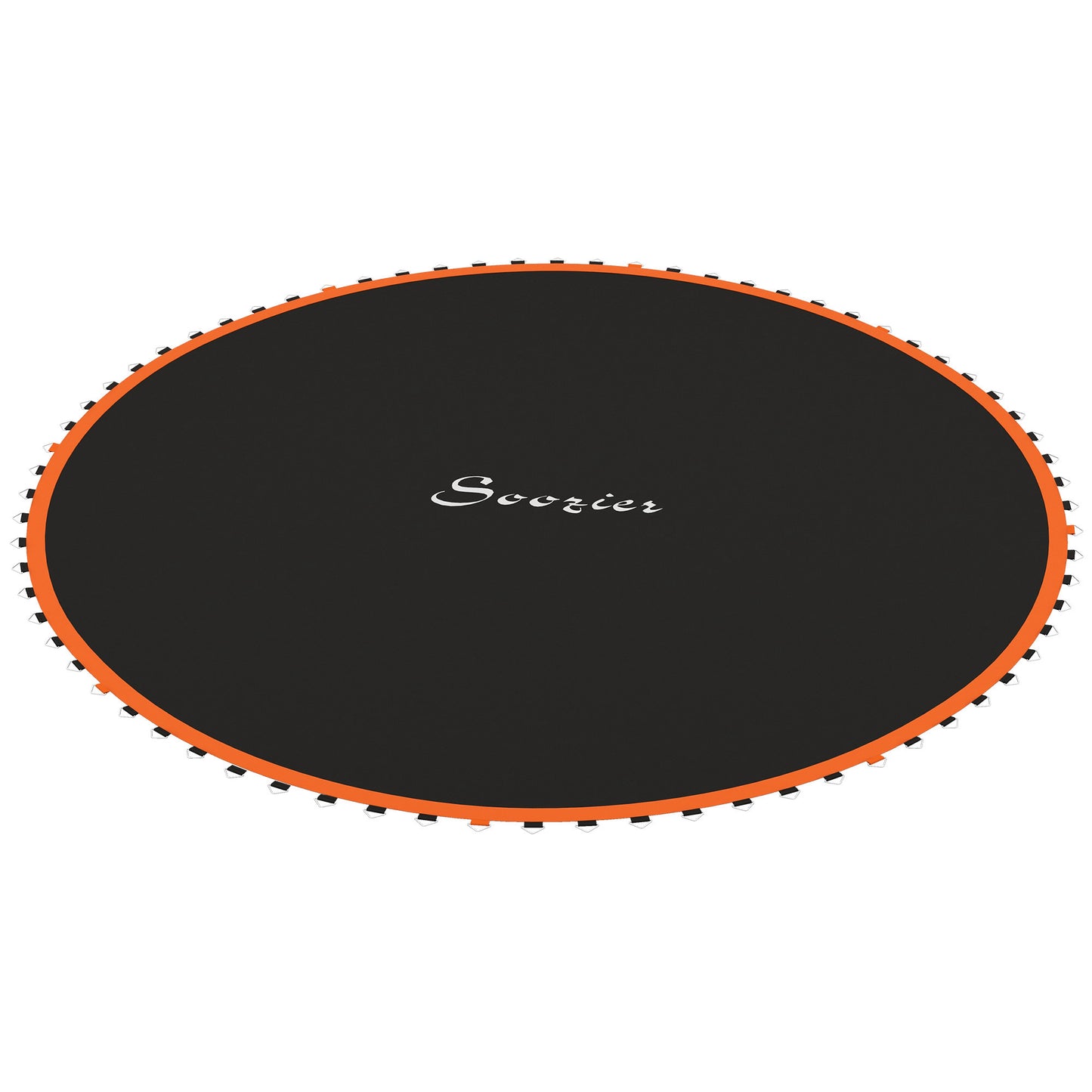 Soozier Trampoline Mat Replacement with Spring Pull Tool and 72 V-Hooks, Fits 12ft Trampoline, Using 5.5" Springs, Orang